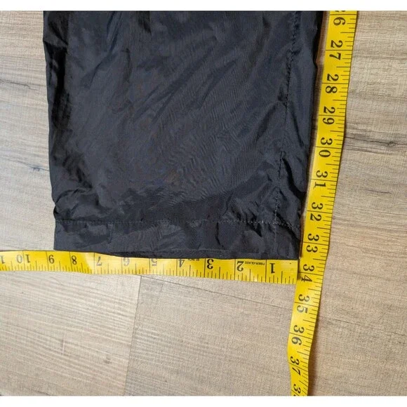 Eddie Bauer Vintage Size M Waterproof Rain Pants Black Hiking Wind Overpants - Picture 11 of 11